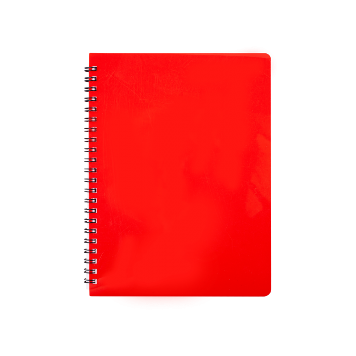 Тетрадь канцелярская Gloss А6, 80л. клетка (красный) BM.24652151-05