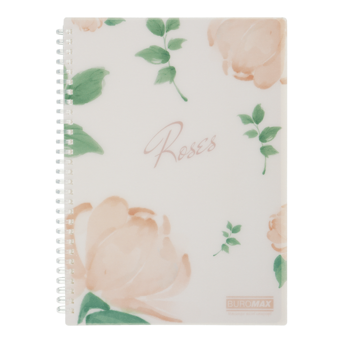 Тетрадь канцелярская Arabeski В5, 80л. клетка (коралловый) BM.2586-27