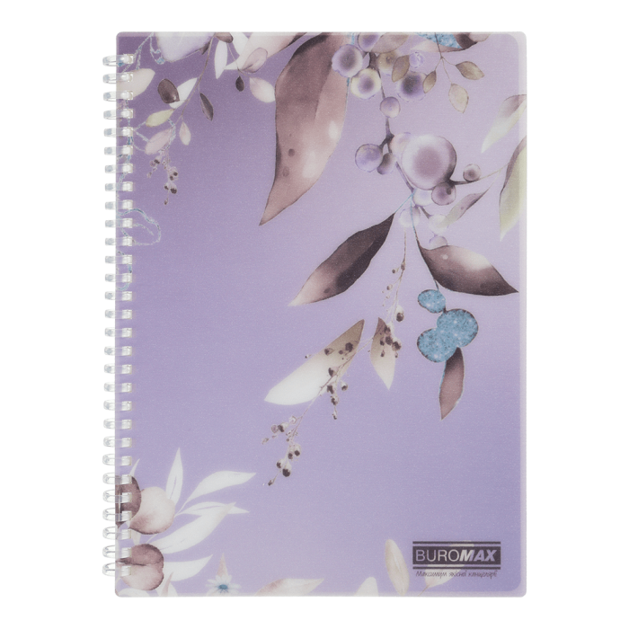 Тетрадь канцелярская Arabeski В5, 80л. клетка (сливовый) BM.2586-48