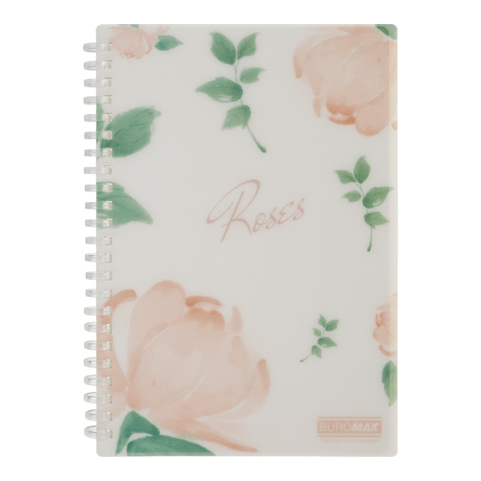 Тетрадь канцелярская Arabeski А5, 80л. клетка (коралловый) BM.2587-27