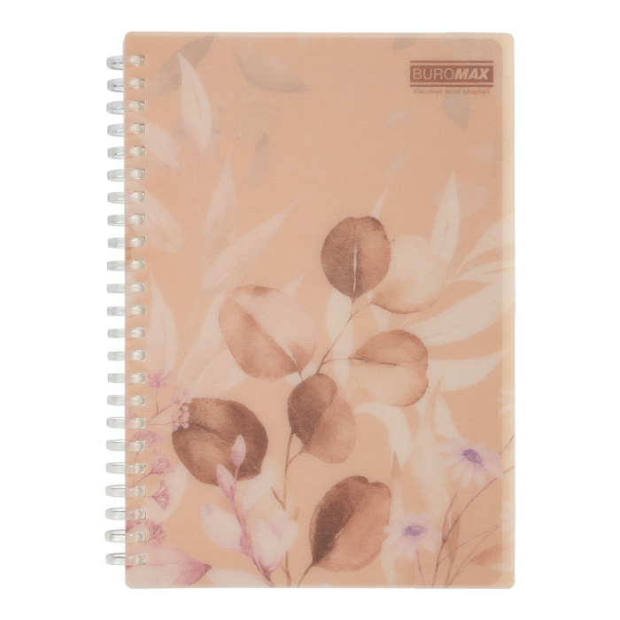 Тетрадь канцелярская Arabeski А5, 80л. клетка (персиковый) BM.2587-46