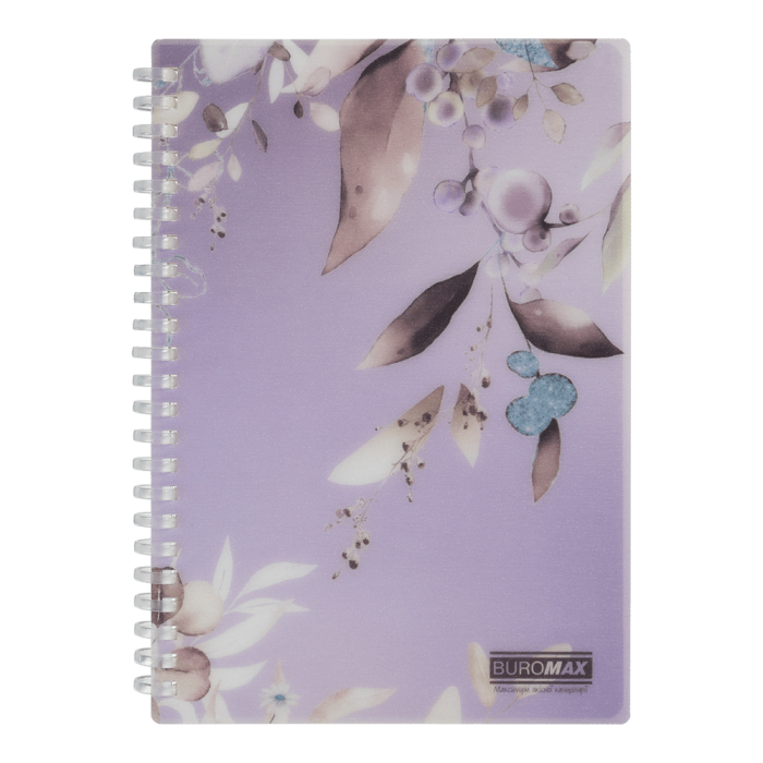 Тетрадь канцелярская Arabeski А5, 80л. клетка (сливовый) BM.2587-48