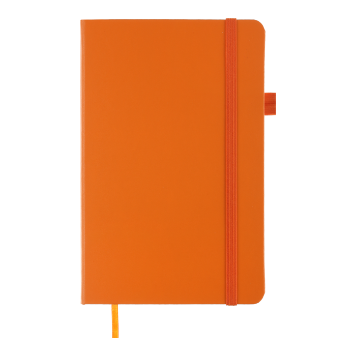 Книга записна Etalon 125х195мм, 96арк. помаранчевий (клітинка) BM.291160-11