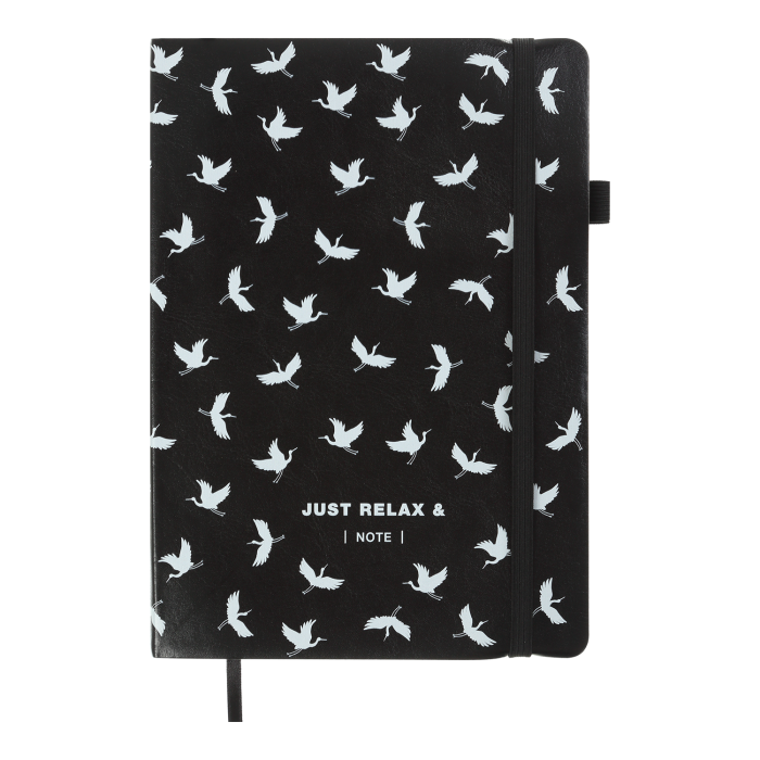 Блокнот діловий Relax А5, 96арк. чорний (нелінований) BM.295001-01