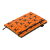 Блокнот деловой Relax А5, 96л. оранжевый (нелинованный) BM.295001-11