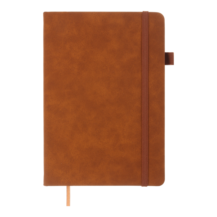 Блокнот діловий Smarti А5, 96арк. коричневий (клітинка) BM.295113-25