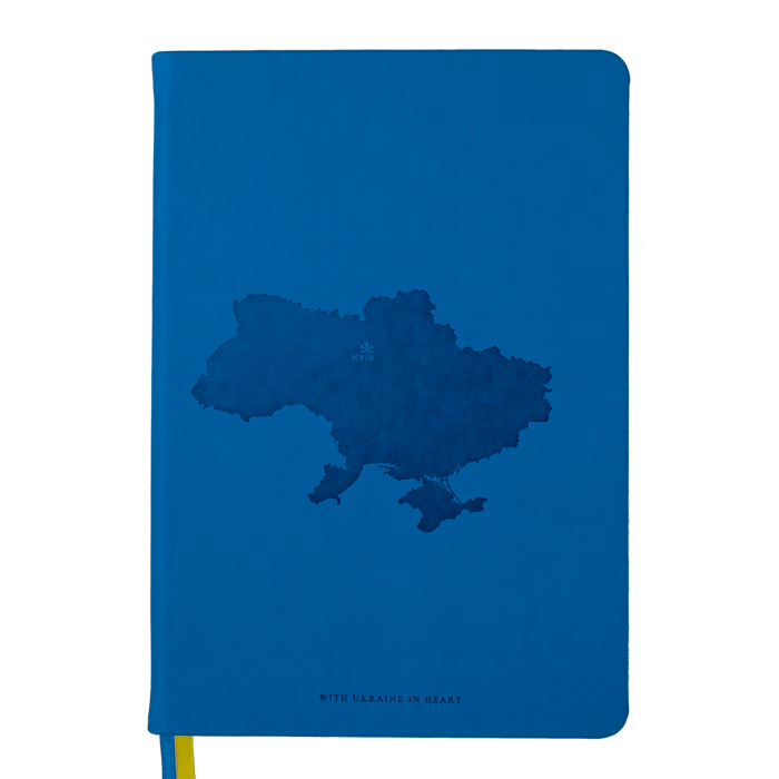 Блокнот діловий Ukraine А5, 96арк. синій (клітинка) BM.295120-02