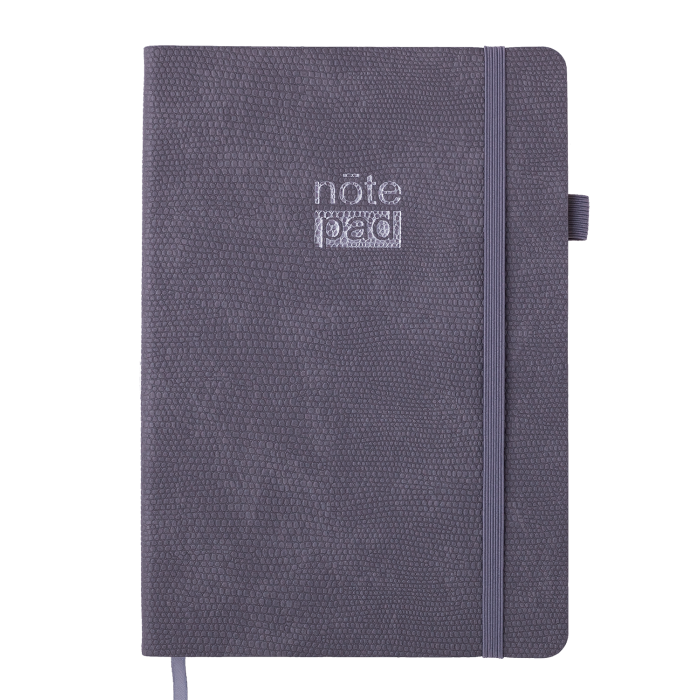 Блокнот діловий Respect А5, 96арк. сірий (лінія) BM.295208-09