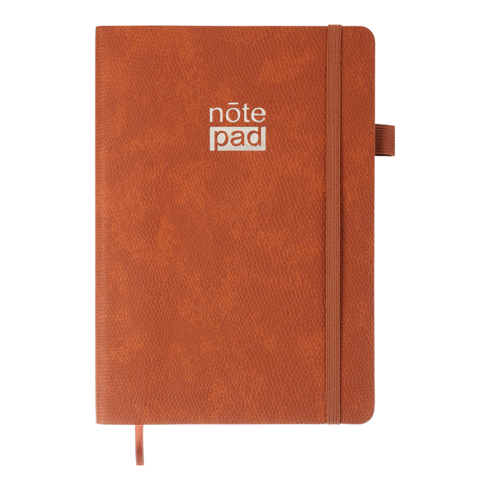 Блокнот діловий Respect А5, 96арк. коричневий (лінія) BM.295208-25