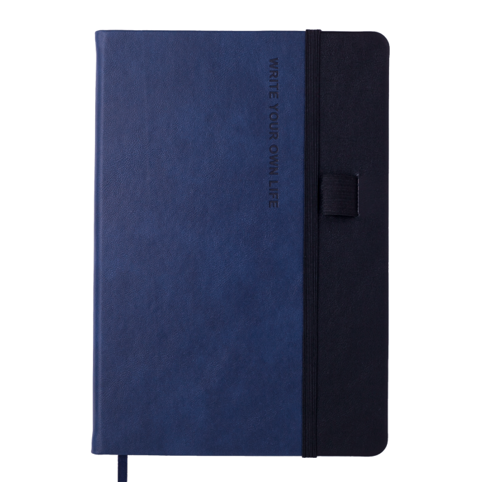 Блокнот діловий Record А5, 96арк. синій (нелінований) BM.295010-02