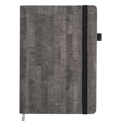 Блокнот діловий Wood А5, 96арк. сірий (лінія) BM.295214-09