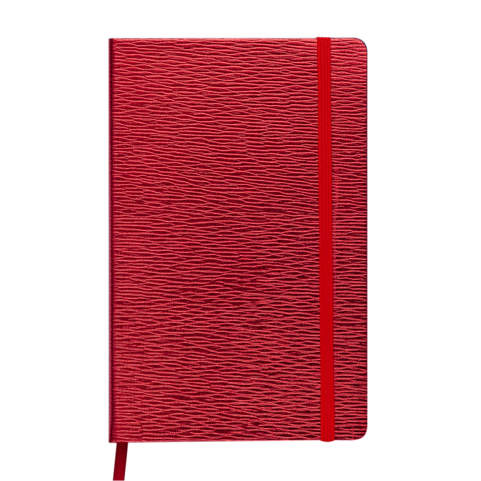Блокнот діловий Ingot 125х195мм, 80арк. червоний (клітинка) BM.29912103-05