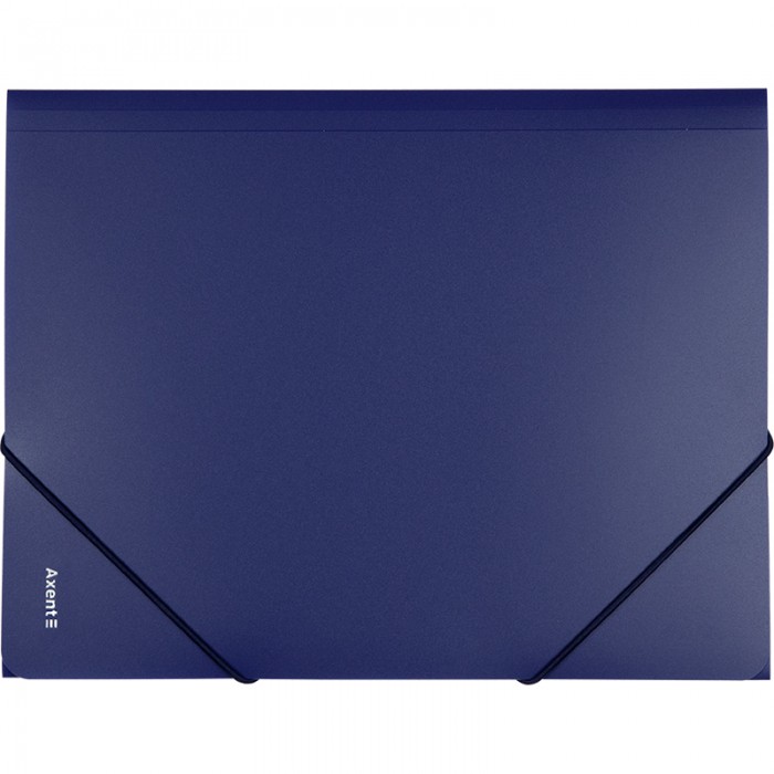 Папка на гумках А4 (синій) 1508-02-A