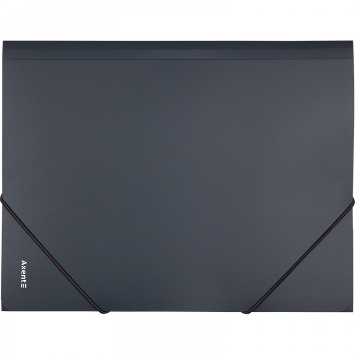 Папка на гумках А4 (сірий) 1508-03-A