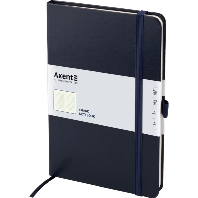 Книга записная Partner Grand 210х295мм (синий/клетка) 8203-02-A