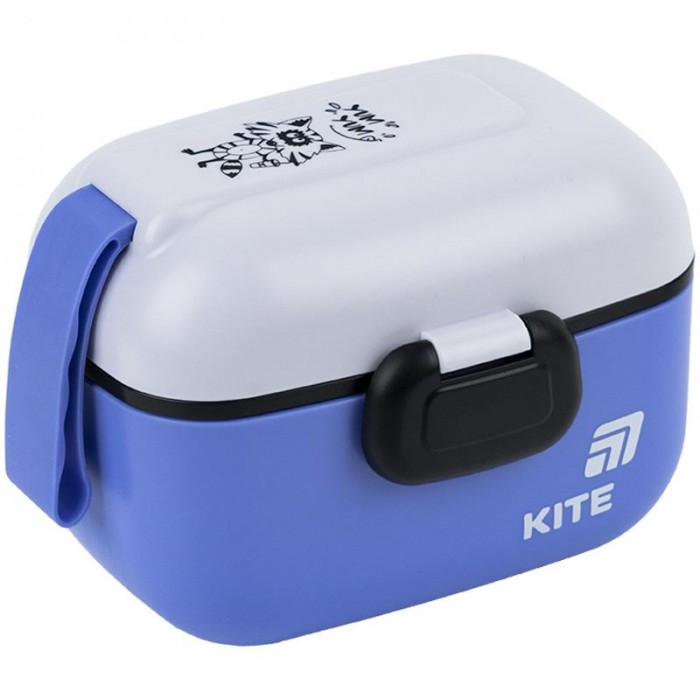 Ланчбокс для їжі з розділювачем (синій) 450мл.