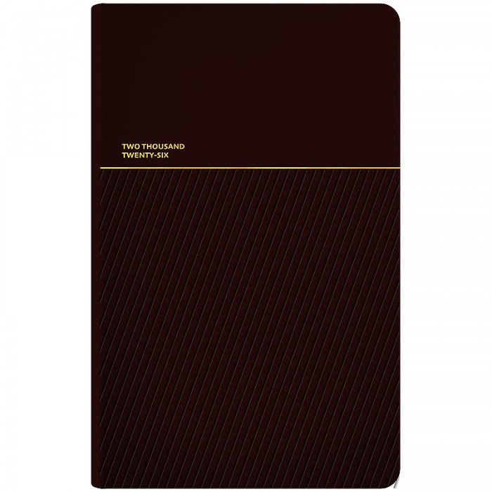 Щотижневик 2026 Partner Traces 125х195 (коричневий)