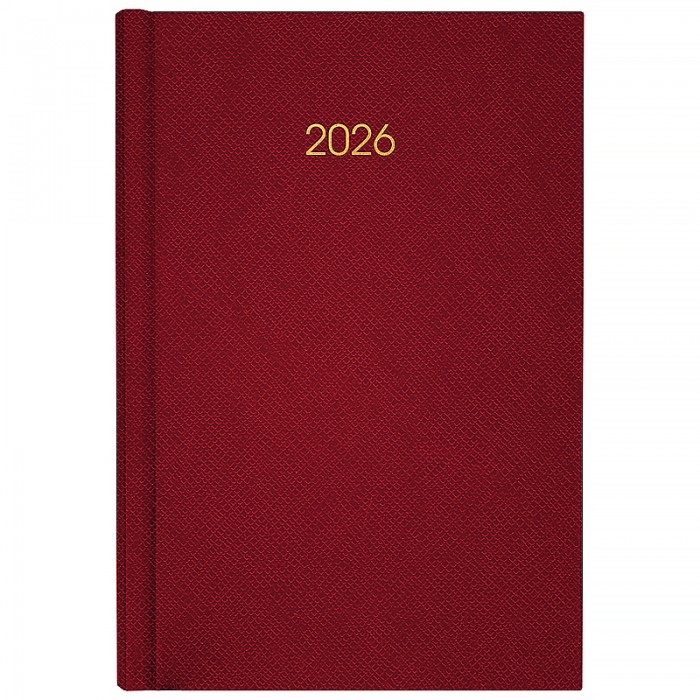 Щоденник 2026 Classic Style 145х210 (бордовий)