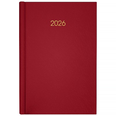Щоденник 2026 Classic City 145х210 (бордовий)