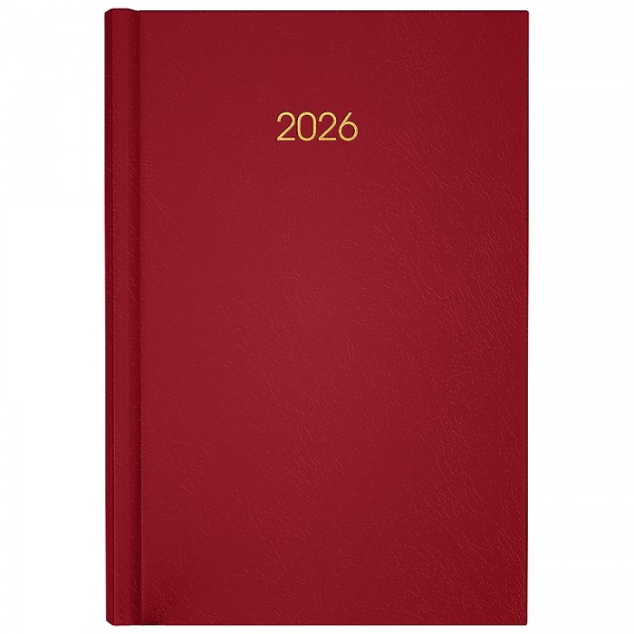 Щоденник 2026 Classic City 145х210 (бордовий)
