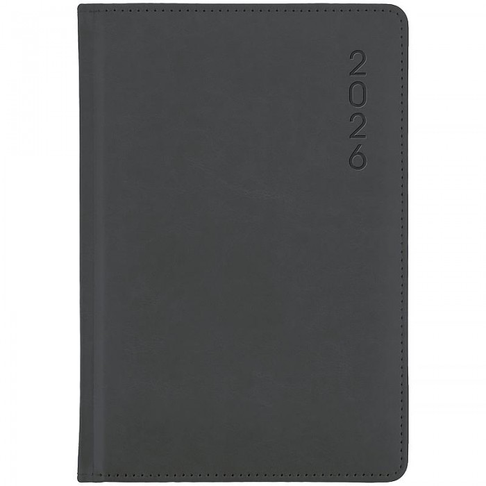 Щоденник 2026 Classic Lux 145х210 (сірий)