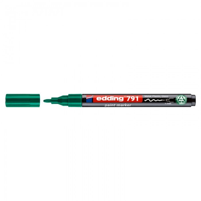 Лак-маркер Paint, 1-2мм (зелений) e-791/04n