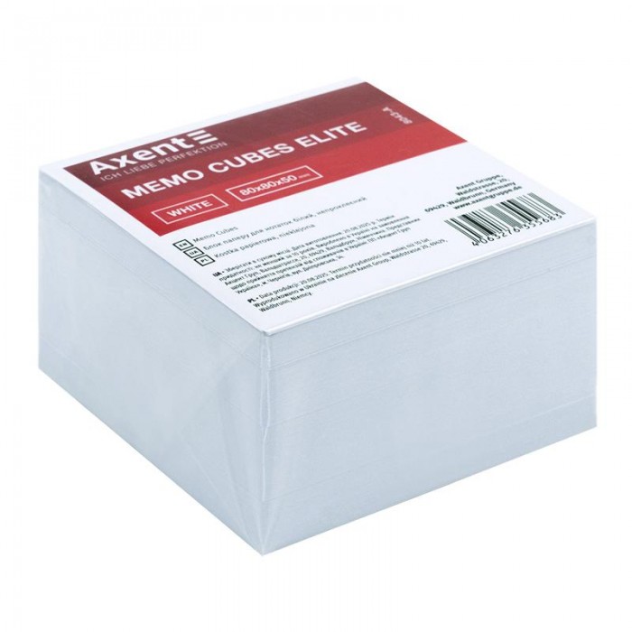 Блок паперу для записів Elite White 8х8х5см (не склеєний) 8043-a