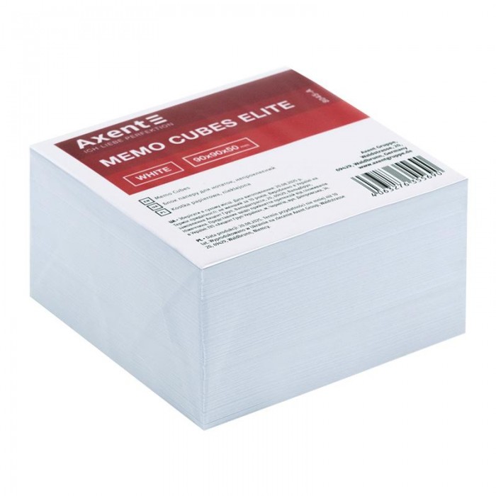 Блок паперу для записів Elite White 9х9х5см (не склеєний) 8045-a