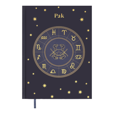 Ежедневник недатированный А5 Zodiak (фиолетовый) 336стр