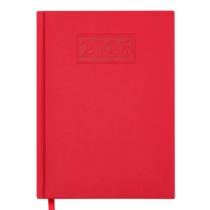 Ежедневник 2026 Gentle А5 (красный)