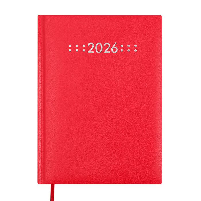 Щоденник 2026 Classic А5 (червоний) 336арк