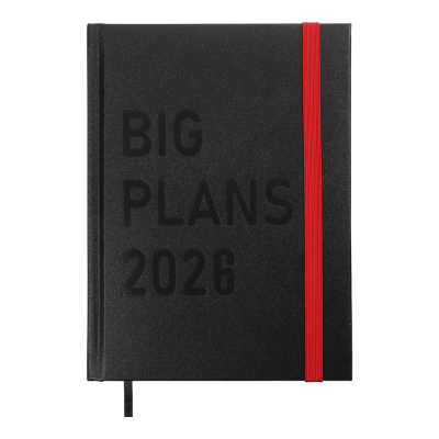Ежедневник 2026 Plans А5 (черный) 336стр