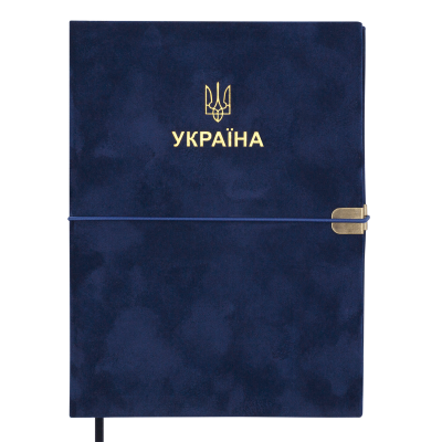 Щоденник 2026 Patriot Velour А5 (синій) 336арк