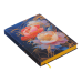 Ежедневник недатированный А5 Peony (темно-синий) 336стр