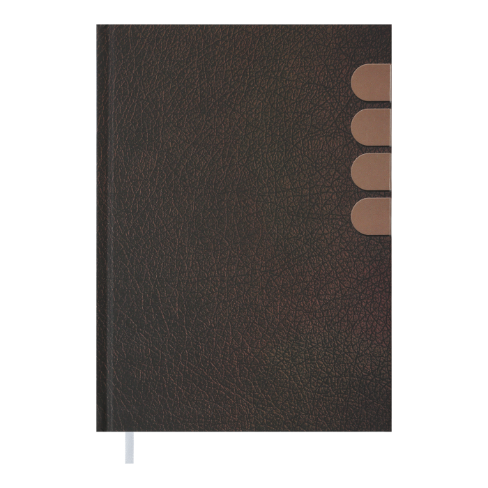 Щоденник недатований А5 Index (коричневий) 288арк