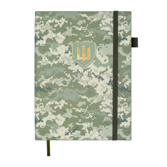 Щоденник недатований А5 Military (світло-зелений) 336арк