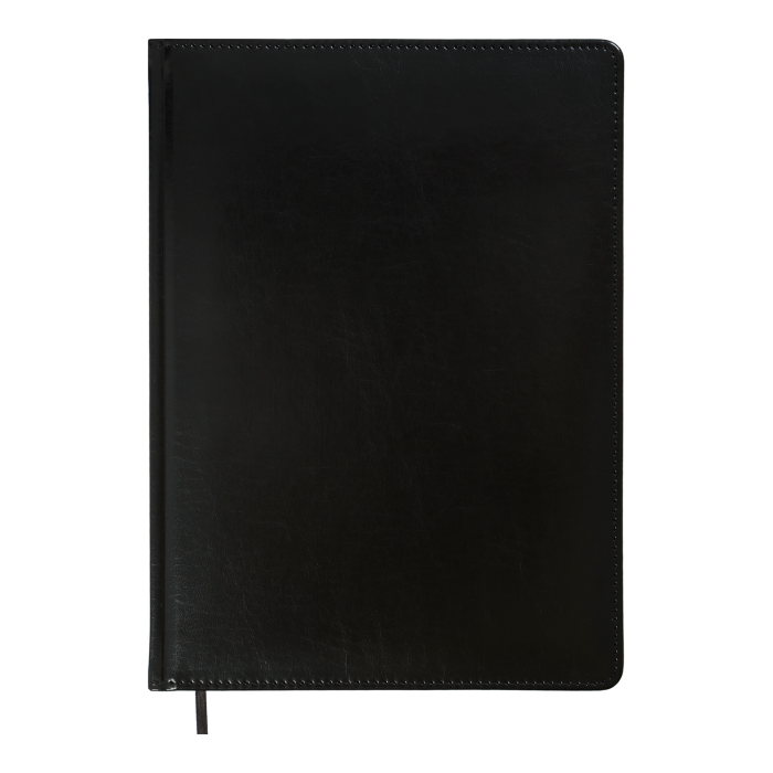 Щоденник недатований А4 Bravo (чорний) 288арк