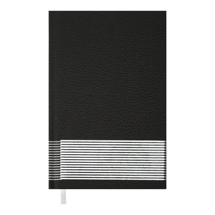 Щоденник недатований А6 Parallel (чорний) 228арк
