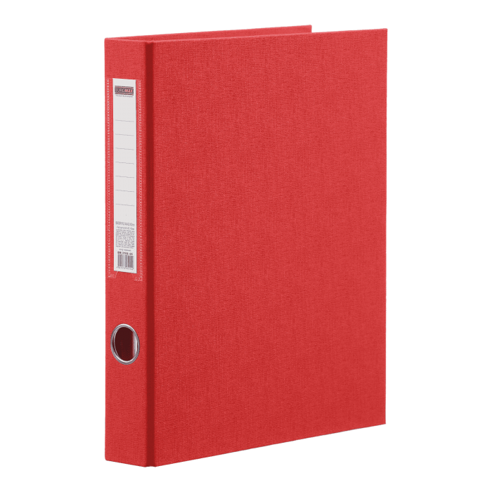 Регистратор с кольцевым механизмом А4/4D (красный) bm.3106-05