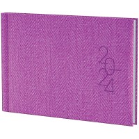Щотижневик датований кишеньковий Tweed (фіолетовий)