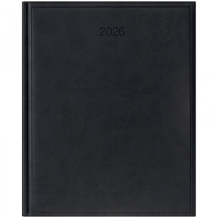 Еженедельник 2026 Бюро Torino А4 (черный) 