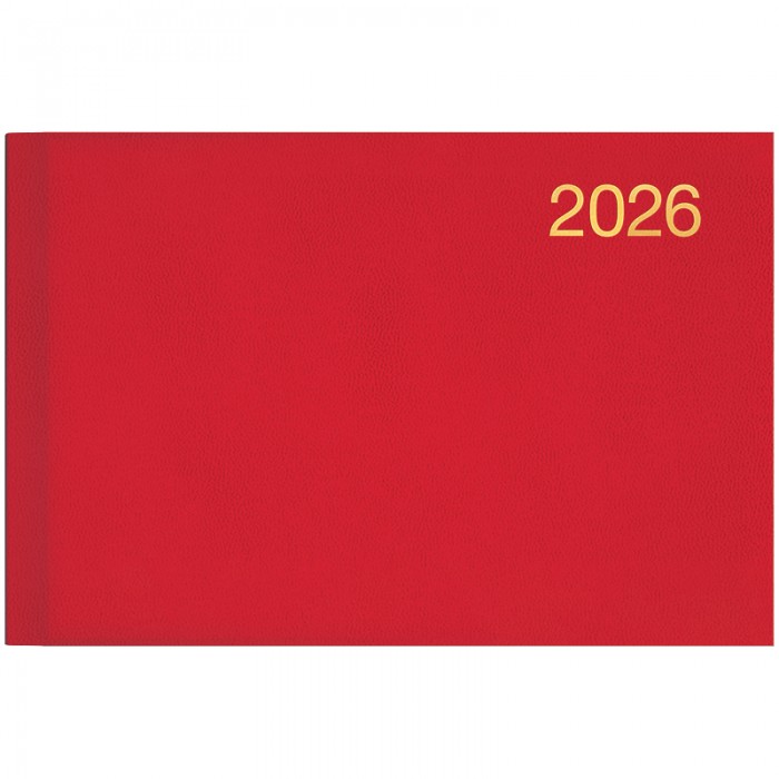 Щотижневик кишеньковий 2026 Miradur А6 (червоний)