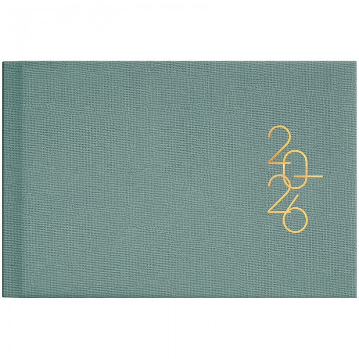 Щотижневик кишеньковий 2026 Linesse А6 (морський зелений)