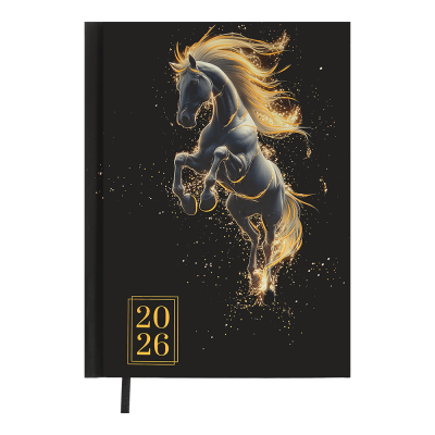 Щоденник 2026 Horse А5 (чорний) 336арк