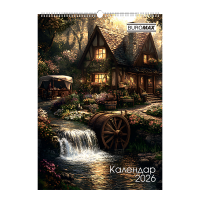 Календар настінний А2, 2026г., Fairytale landscapes