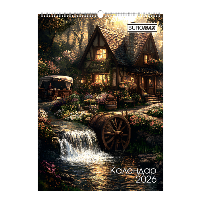 Календар настінний А2, 2026г., Fairytale landscapes