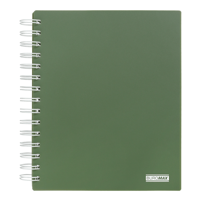 Колледж-блок на пружине Military В5, 120л. клетка (зеленый)