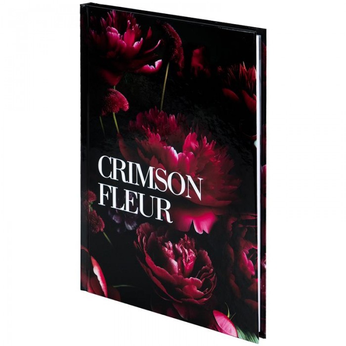 Тетрадь канцелярская Fleur А5, 96 листов, клетка, Crimson