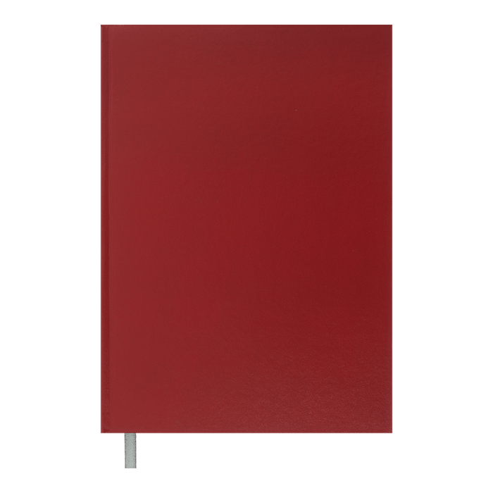 Книга канцелярська Optimal (бордовий) А4, 96 аркушів, клітинка