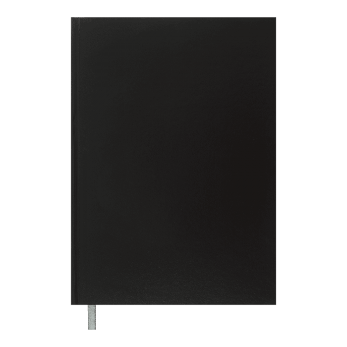 Книга канцелярська Optimal (чорний) А4, 200 аркушів, клітинка